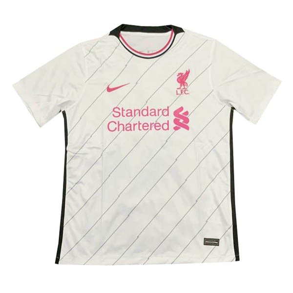 Tailandia Camiseta Liverpool Concepto Replica Segunda Ropa 2021/22 Blanco